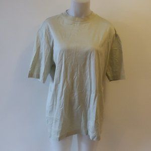 MENS PAUL ZILERI PALE GREEN SHORT SLEEVE T-SHIRT L *